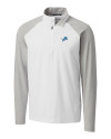 Detroit Lions Cutter & Buck Response Lightweight Hybrid Quarter Zip Mens Pullover Windbreaker White Mannequin Thumbnail Image