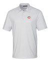 Chicago Bears - Cutter & Buck Pike Double Dot Print Stretch Mens Polo White Mannequin Thumbnail Image