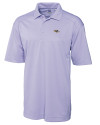 Baltimore Ravens Cutter & Buck Genre Textured Solid Mens Polo Opal Mannequin Thumbnail Image