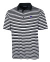 Buffalo Bills Cutter & Buck Mens Forge Polo Multi Stripe Black Mannequin Thumbnail Image