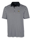 Minnesota Vikings Cutter & Buck Mens Forge Polo Multi Stripe Black Mannequin Thumbnail Image