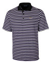 Baltimore Ravens Cutter & Buck Mens Forge Polo Multi Stripe College Purple Mannequin Thumbnail Image