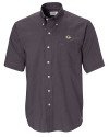 Green Bay Packers Cutter & Buck Epic Easy Care Nailshead Mens Short Sleeve Dress Shirt Black Mannequin Thumbnail Image