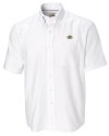Green Bay Packers Cutter & Buck Epic Easy Care Nailshead Mens Short Sleeve Dress Shirt White Mannequin Thumbnail Image