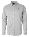 Green Bay Packers Cutter & Buck Versatech Pinstripe Stretch Mens Big and Tall Dress Shirt Black Mannequin Thumbnail Image