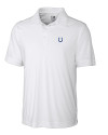 Indianapolis Colts Cutter & Buck Northgate CB DryTec Short Sleeve Big & Tall Polo White Mannequin Thumbnail Image