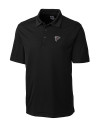 Atlanta Falcons Cutter & Buck Northgate CB DryTec Short Sleeve Big & Tall Polo Black Mannequin Thumbnail Image