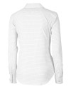 New Orleans Saints Cutter & Buck Versatech Tattersall Stretch Womens Long Sleeve Dress Shirt Charcoal Mannequin Back Thumbnail Image