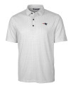 New England Patriots Cutter & Buck Pike Double Dot Print Stretch Mens Big and Tall Polo Charcoal Mannequin Thumbnail Image