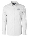 Seattle Seahawks Cutter & Buck Versatech Tattersall Stretch Mens Big and Tall Dress Shirt Charcoal Mannequin Thumbnail Image
