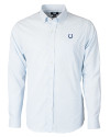 Indianapolis Colts Cutter & Buck Versatech Tattersall Stretch Mens Big and Tall Dress Shirt French Blue Mannequin Thumbnail Image