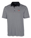 San Francisco 49ers Cutter & Buck Mens Forge Polo Multi Stripe Black Mannequin Thumbnail Image