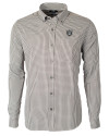Las Vegas Raiders Cutter & Buck Versatech Multi Check Stretch Mens Big and Tall Long Sleeve Dress Shirt Black Mannequin Thumbnail Image