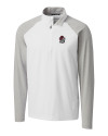 Georgia Bulldogs Cutter & Buck Response Lightweight Hybrid Quarter Zip Mens Pullover Windbreaker White Mannequin Thumbnail Image