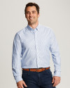 Cutter & Buck Stretch Oxford Stripe Mens Big and Tall Long Sleeve Dress Shirt FB PRO_HG 1 Thumbnail Image