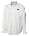 New York Giants Cutter & Buck Epic Easy Care Fine Twill Mens Big and Tall Dress Shirt White Mannequin Thumbnail Image
