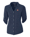 Auburn Tigers Cutter & Buck Academy Elbow Sleeve Womens Top Liberty Navy Mannequin Thumbnail Image