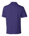 James Madison Dukes Cutter & Buck Genre Textured Solid Mens Polo College Purple Mannequin Back Thumbnail Image