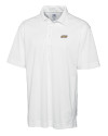 James Madison Dukes Cutter & Buck Genre Textured Solid Mens Polo White Mannequin Thumbnail Image