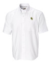 Baylor Bears Cutter & Buck Epic Easy Care Nailshead Mens Big and Tall Short Sleeve Dress Shirt White Mannequin Thumbnail Image