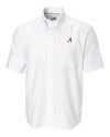 Alabama Crimson Tide Cutter & Buck Epic Easy Care Nailshead Mens Big and Tall Short Sleeve Dress Shirt White Mannequin Thumbnail Image