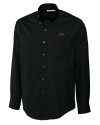 View image 1: Arkansas Razorbacks Cutter & Buck Epic Easy Care Fine Twill Mens Big and Tall Dress Shirt Black Mannequin