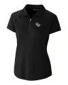 UCF Knights Cutter & Buck Forge Stretch Womens Short Sleeve Polo Black Mannequin Thumbnail Image
