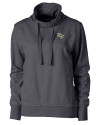 UCF Knights Cutter & Buck Saturday Cotton Blend Womens Funnel Neck Sweatshirt Charcoal Heather Mannequin Thumbnail Image