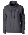 Washington State Cougars Cutter & Buck Saturday Cotton Blend Womens Funnel Neck Sweatshirt Charcoal Heather Mannequin Thumbnail Image