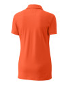 Boise State Broncos Cutter & Buck Advantage Eco Tri-Blend Pique Womens Polo College Orange Mannequin Back Thumbnail Image