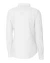 Colorado State Rams Cutter & Buck Stretch Oxford Womens Long Sleeve Dress Shirt White Mannequin Back Thumbnail Image
