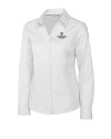Colorado State Rams Cutter & Buck Epic Easy Care Fine Twill Womens Long Sleeve Dress Shirt White Mannequin Thumbnail Image