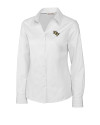 UCF Knights Cutter & Buck Epic Easy Care Fine Twill Womens Long Sleeve Dress Shirt White Mannequin Thumbnail Image