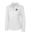 Florida State Seminoles Cutter & Buck Epic Easy Care Fine Twill Womens Long Sleeve Dress Shirt White Mannequin Thumbnail Image