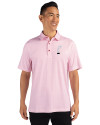 Cincinnati Bearcats Cutter & Buck Pike Double Dot Print Stretch Mens Polo Cardinal Red Front Thumbnail Image