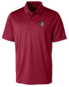 Florida State Seminoles Cutter & Buck Prospect Eco Textured Stretch Recycled Mens Short Sleeve Polo Chutney Mannequin Thumbnail Image