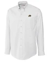Colorado Buffaloes Cutter & Buck Epic Easy Care Nailshead Mens Big and Tall Long Sleeve Dress Shirt White Mannequin Thumbnail Image