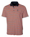 Auburn Tigers Cutter & Buck Mens Forge Polo Multi Stripe College Orange Mannequin Thumbnail Image
