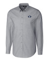 Brigham Young Cougars Cutter & Buck Stretch Oxford Mens Long Sleeve Dress Shirt Charcoal Mannequin Thumbnail Image