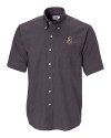 Florida State Seminoles Cutter & Buck Epic Easy Care Nailshead Mens Big and Tall Short Sleeve Dress Shirt Black Mannequin Thumbnail Image