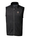 View image 3: Florida State Seminoles Cutter & Buck Mainsail Sweater-Knit Mens Full Zip Vest Charcoal Heather Mannequin
