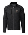 Florida State Seminoles Cutter & Buck Mainsail Sweater-Knit Mens Big and Tall Full Zip Jacket Charcoal Heather Mannequin Thumbnail Image