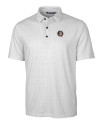 Florida State Seminoles Cutter & Buck Pike Double Dot Print Stretch Mens Big and Tall Polo Charcoal Mannequin Thumbnail Image