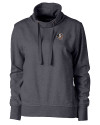 Florida State Seminoles Cutter & Buck Saturday Cotton Blend Womens Funnel Neck Sweatshirt Charcoal Heather Mannequin Thumbnail Image