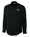 UCF Knights Cutter & Buck Epic Easy Care Fine Twill Mens Long Sleeve Dress Shirt Black Mannequin Thumbnail Image