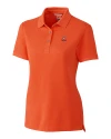Virginia Cavaliers Cutter & Buck Advantage Eco Tri-Blend Pique Womens Polo College Orange Mannequin Thumbnail Image