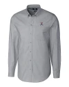 Virginia Cavaliers Cutter & Buck Stretch Oxford Mens Long Sleeve Dress Shirt Charcoal Mannequin Thumbnail Image