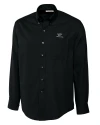 Virginia Tech Hokies Cutter & Buck Epic Easy Care Fine Twill Mens Long Sleeve Dress Shirt Black Mannequin Thumbnail Image