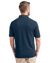 Gonzaga Bulldogs Cutter & Buck Advantage Eco Tri-Blend Pique Mens Polo Liberty Navy Back Thumbnail Image