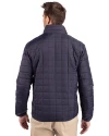 Marquette Golden Eagles Cutter & Buck Rainier PrimaLoft®  Mens Big and Tall Eco Insulated Puffer Jacket Dark Navy Back Thumbnail Image